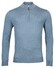 Thomas Maine Pullover Shirt Style Zip Single Knit Pullover Greyblue