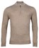 Thomas Maine Pullover Shirt Style Zip Single Knit Trui Jute