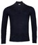 Thomas Maine Pullover Shirt Style Zip Single Knit Trui Navy
