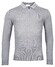 Thomas Maine Pullover Zip Collar Single Knit Trui Mid Grey Melange