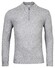 Thomas Maine Pullover Zip Single Knit Cashmere Trui Mid Grey Melange