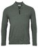 Thomas Maine Pullover Zip Single Structure Knit Trui Midden Groen