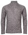 Thomas Maine Roll Neck Cable Structure Pullover Pullover Dark Gray