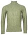 Thomas Maine Roll Neck Pullover Uni Color Duo Structure Pullover Moss Green