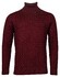 Thomas Maine Rollneck Cable Knit Pattern Pullover Bordeaux