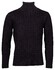 Thomas Maine Rollneck Cable Knit Pattern Pullover Navy