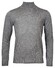Thomas Maine Rollneck Pullover Single Knit Merino Trui Mid Grey Melange