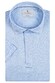 Thomas Maine Short Sleeve Knitted Pattern Poloshirt Light Blue