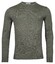 Thomas Maine Single Knit Crew Neck Pullover Mid Green