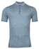 Thomas Maine Single Knit Shirt Style Pullover Trui Ice Blue