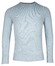 Thomas Maine Superfine Lamsbswool Crew Neck Single Knit Vintage Pullover Licht Blue Melange