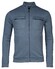 Thomas Maine Sweat Cardigan Jacket Zip Doubleface Interlock Cardigan Denim Blue