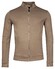 Thomas Maine Sweat Cardigan Zip Doubleface Interlock Cardigan Greige