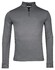 Thomas Maine Sweat Half Zip Doubleface Interlock Trui Grijsblauw