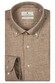 Thomas Maine Torino Button Down Two-Ply Herringbone Flanel Overhemd Zand