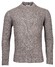 Thomas Maine Turtle Neck All Over Rib Knit Pullover Dark Gray