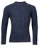 Thomas Maine Turtle Neck All Over Rib Knit Pullover Jeans Blue