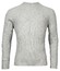 Thomas Maine Turtle Neck All Over Rib Knit Pullover Light Grey