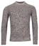 Thomas Maine Turtle Neck Structure Knit Pullover Mid Grey