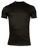 Thomas Maine Uni Color Crew Neck Short Sleeve Liquid Cotton T-Shirt Black