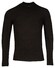 Thomas Maine Uni Color Half Zip Single Knit Pullover Black