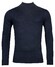 Thomas Maine Uni Color Turtleneck Single Knit Merino Pullover Navy