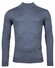 Thomas Maine Uni Color Turtleneck Single Knit Merino Pullover Storm Sky