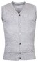 Thomas Maine V-Neck Buttons Single Knit Waistcoat Mid Grey Melange