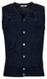 Thomas Maine V-Neck Buttons Single Knit Waistcoat Navy