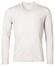 Thomas Maine V-Neck Merino Uni Color Pullover Off White
