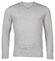 Thomas Maine V-Neck Single Knit Merino Pullover Light Grey