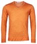 Thomas Maine V-Neck Single Knit Merino Trui Oranje