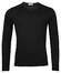Thomas Maine V-Neck Single Knit Pullover Black