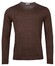 Thomas Maine V-Neck Single Knit Pullover Brown