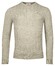 Thomas Maine Wool Cashmere Crew Neck Cable Whole Garment Knit Pullover Light Green