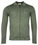 Thomas Maine Zip Pull Double Breast Pocket Milano Knit Merino Blend Overshirt Green