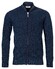 Thomas Maine Zip Structure Cardigan Pigment Enzyme Wash Cardigan Navy